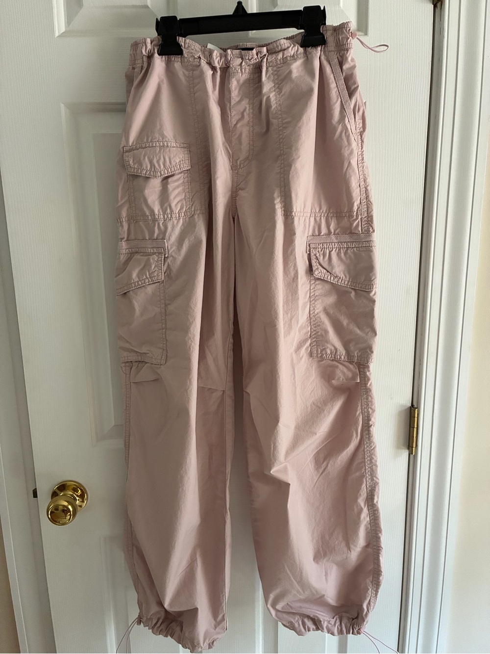 Aeropostale Light Pink Parachute Cargo Pants